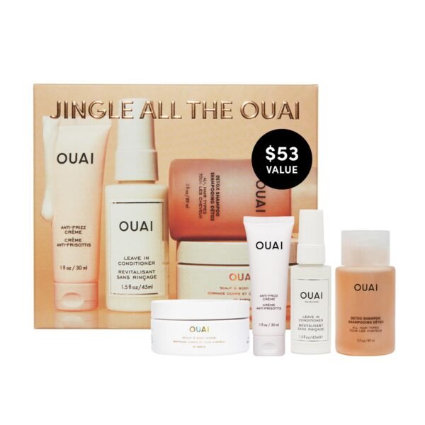 OUAI Gift Set - Travel Size Hair & Body Care Set 3